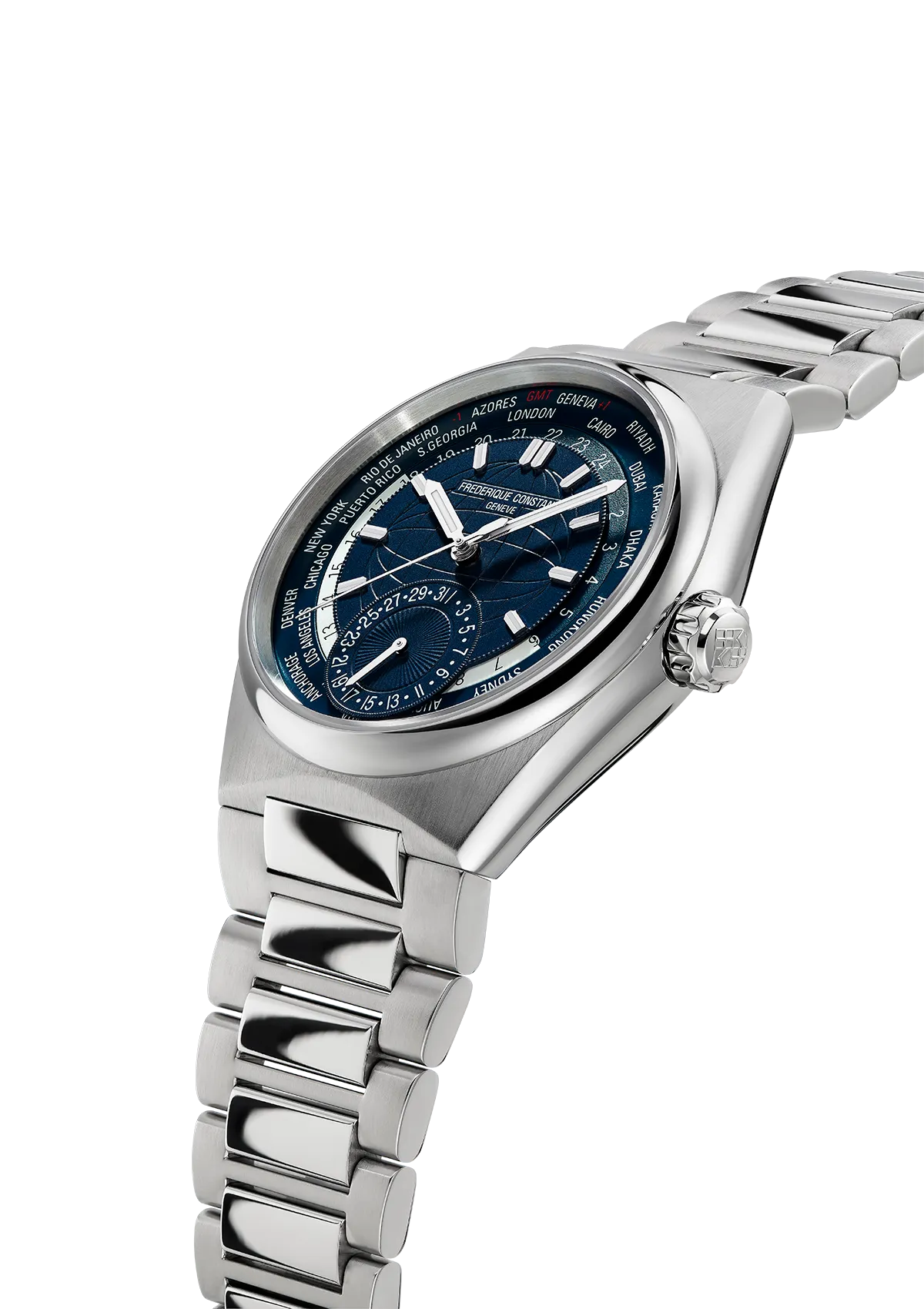 Highlife Classic Worldtimer Watch FC-718N4NH6B | Frederique Constant